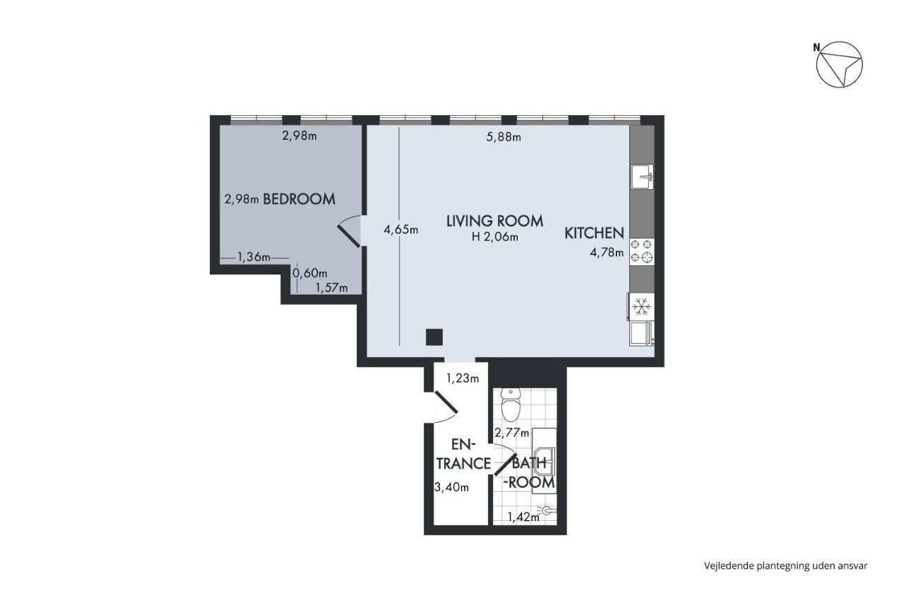 Sanders Regent - Endearing One-Bedroom Apartment Near Central Square Copenaghen Esterno foto